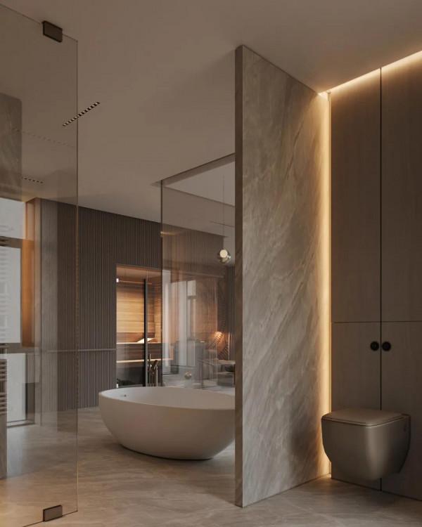 極簡頂層複式,素雅不失奢華 極簡頂層複式,素雅不失奢華