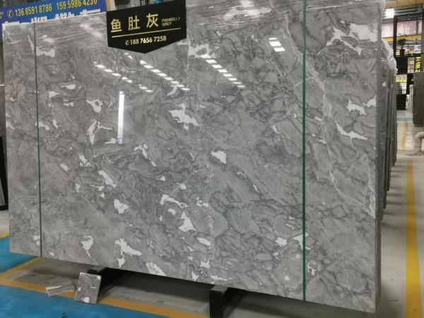 紋理大氣的“魚肚灰”大理石