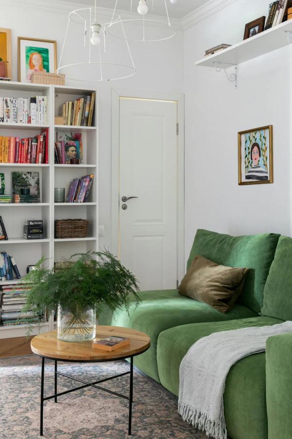 木色與白色經典搭檔,綠色提升空間自然幸福感,65平兩室生動之家 木色與白色經典搭檔,綠色提升空間自然幸福感,65平兩室生動之家