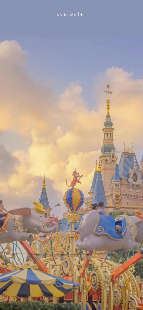 浪漫夢幻的冬日迪士尼攝影桌布，這也太治癒了