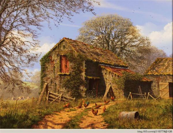 英國藝術家Edward.Hersey田園,一種美好的記憶 英國藝術家Edward.Hersey田園,一種美好的記憶