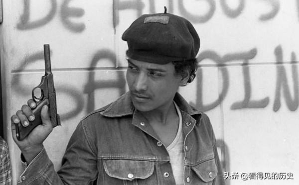 老照片 1979年尼加拉瓜反政府游擊隊