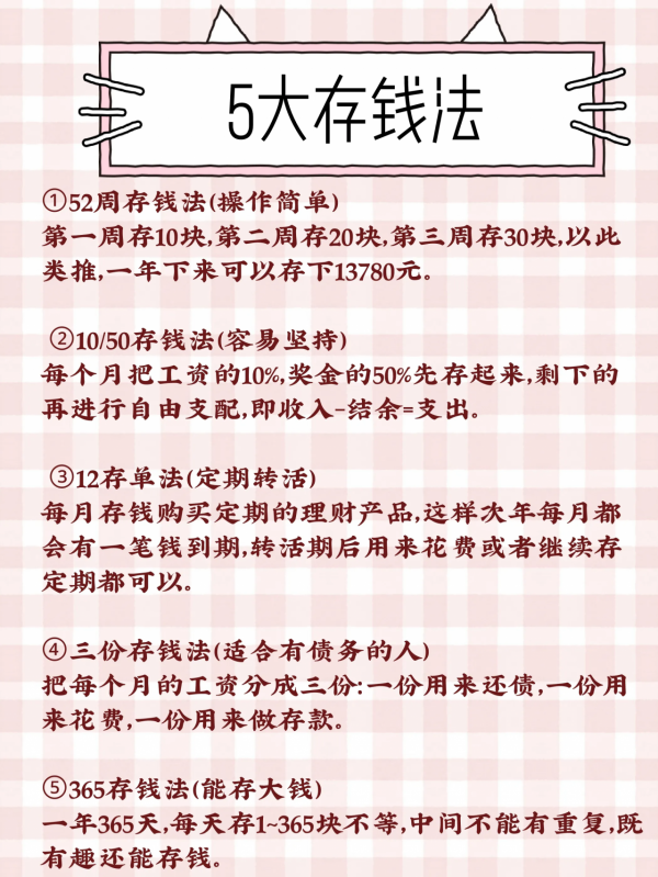 5大存錢方法與4大資產配置法,給準備存錢的你 5大存錢方法與4大資產配置法,給準備存錢的你