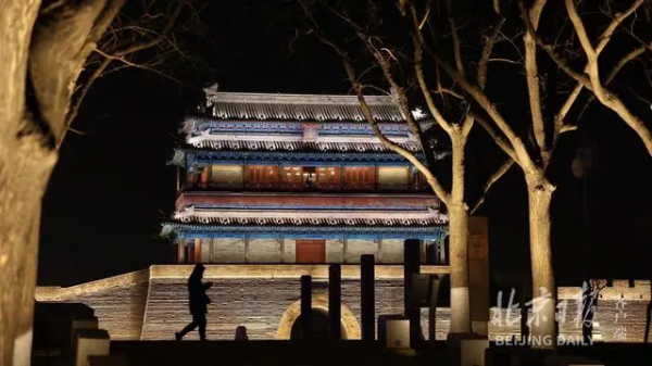 超美！&OpenCurlyDoubleQuote;點亮中軸線&rdquo;永定門公園段，雙奧之城絢麗夜景上線！