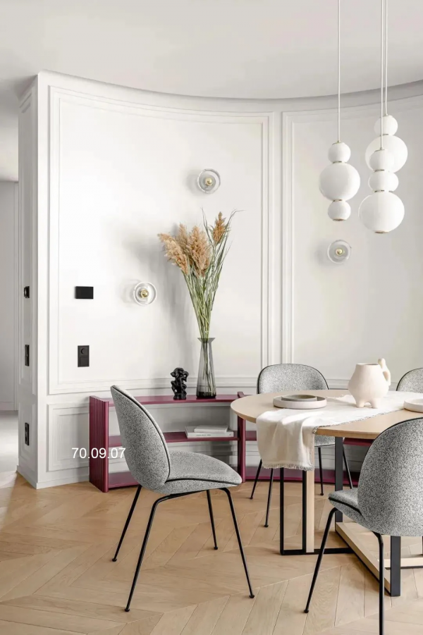 適合極簡設計的撞色乳膠漆配色方案