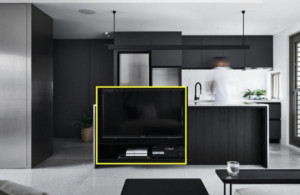 電視牆往前移了1米5，新增5個功能區，實用效果超出我的預期了