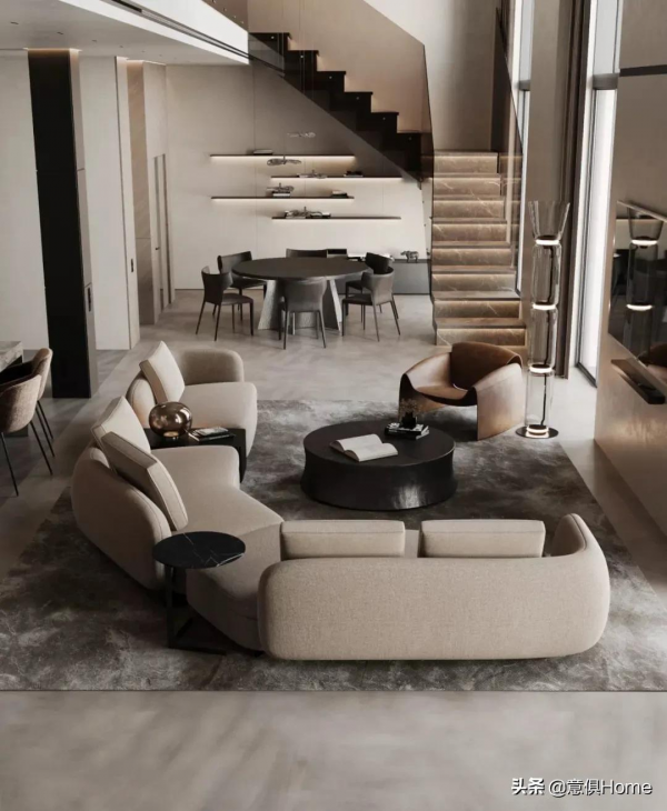 生活在Poliform式的家裡，自成一派