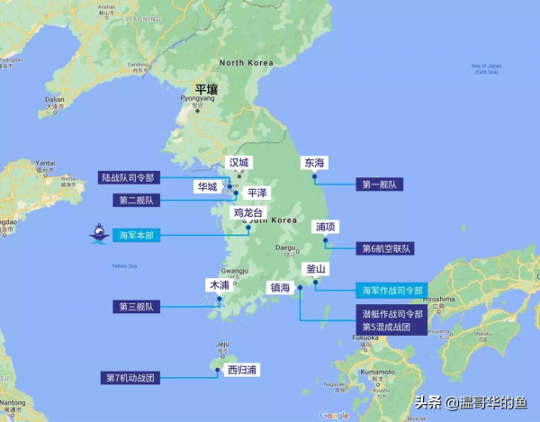 隔海相望的韓國海軍概況