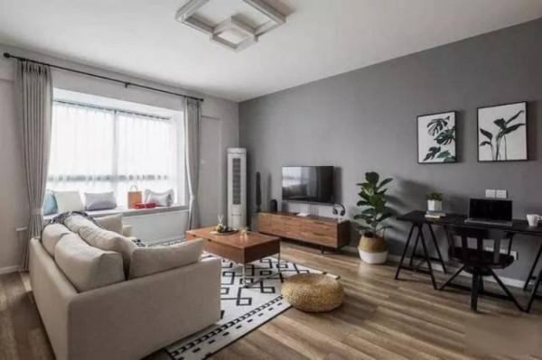 104平現代前衛風三居室，在淺色空間中融入了深綠色優雅