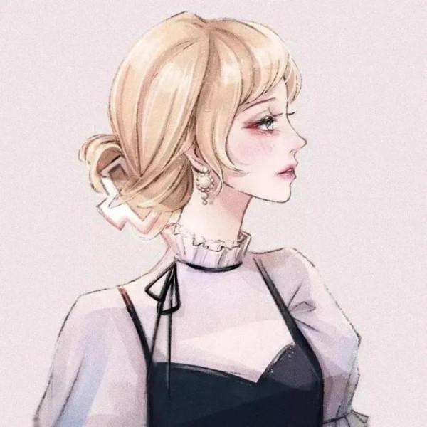 天氣晴，宜收集歡樂。動漫卡通女生頭像