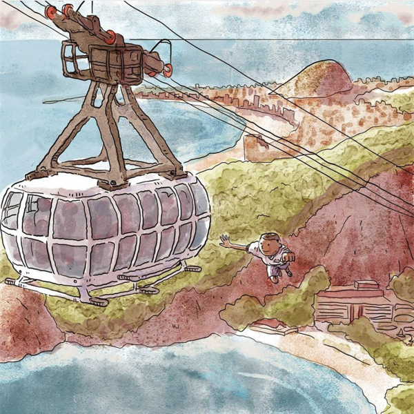 漫畫飛來的男孩，自由翱翔於藍天之上的小男孩，卻是戰爭的受害者