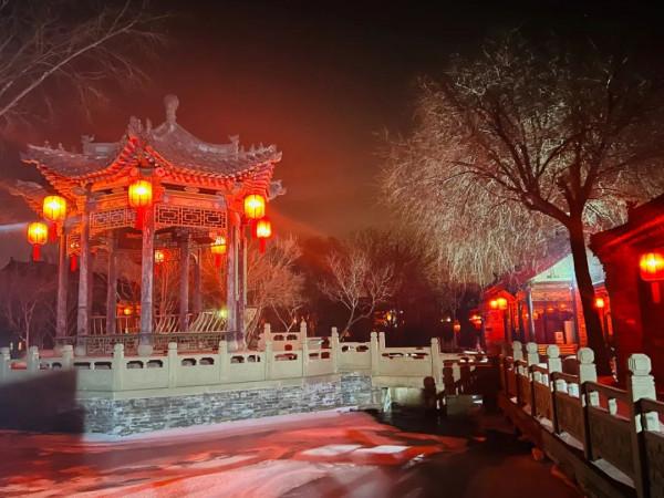 來，來，來，喬家大院景區過大年啦