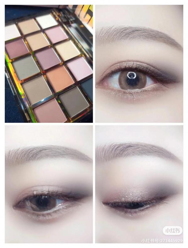 平價眼影，一盤搞定4個眼妝