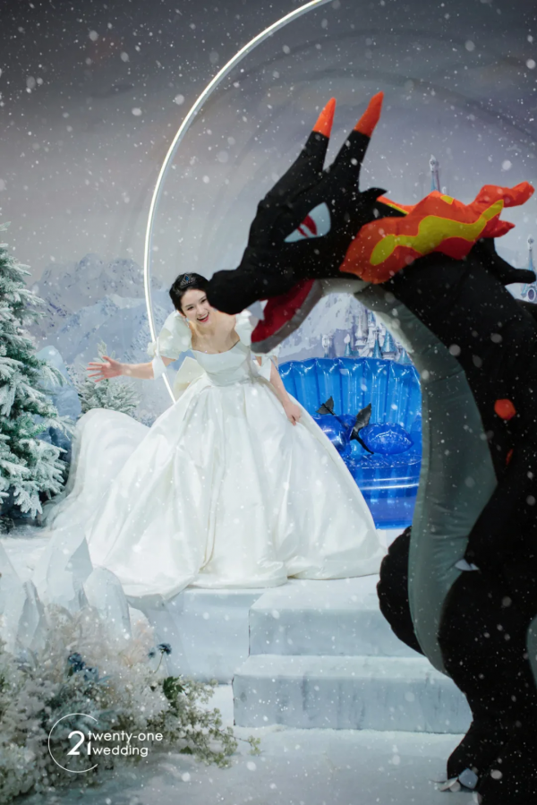與冬奧會100%浪漫契合的冰雪主題婚禮