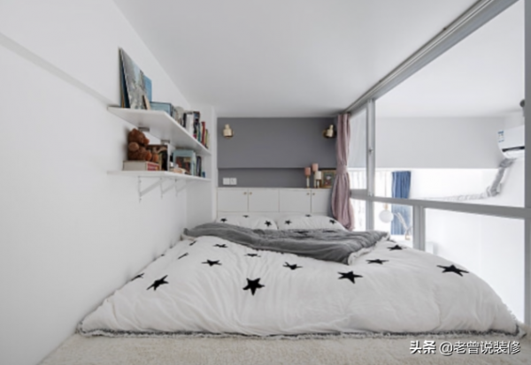 這是我見過空間利用到最極致的家，34㎡當兩室一廳用，還帶衣帽間