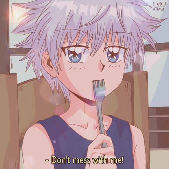 繪師二創90年代復古動漫畫風：角色全部帶美瞳