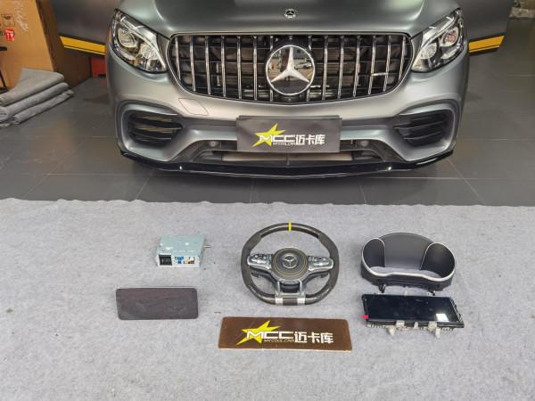 一騎驍雄！18款AMG GLC63升級高畫質儀表屏、顯示屏及碳纖方向盤