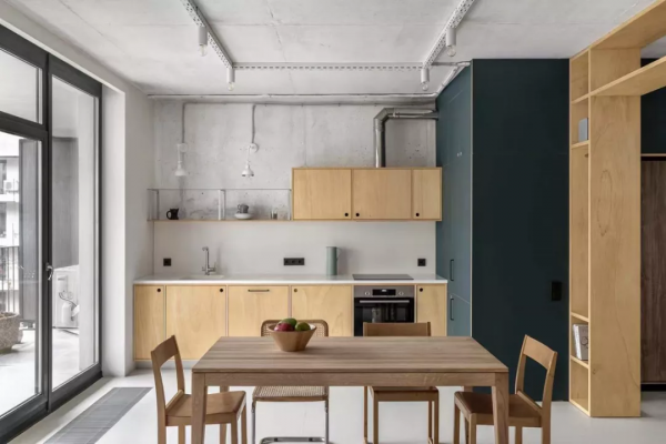 79㎡白木配色，粗獷和細膩碰撞出豐富層次