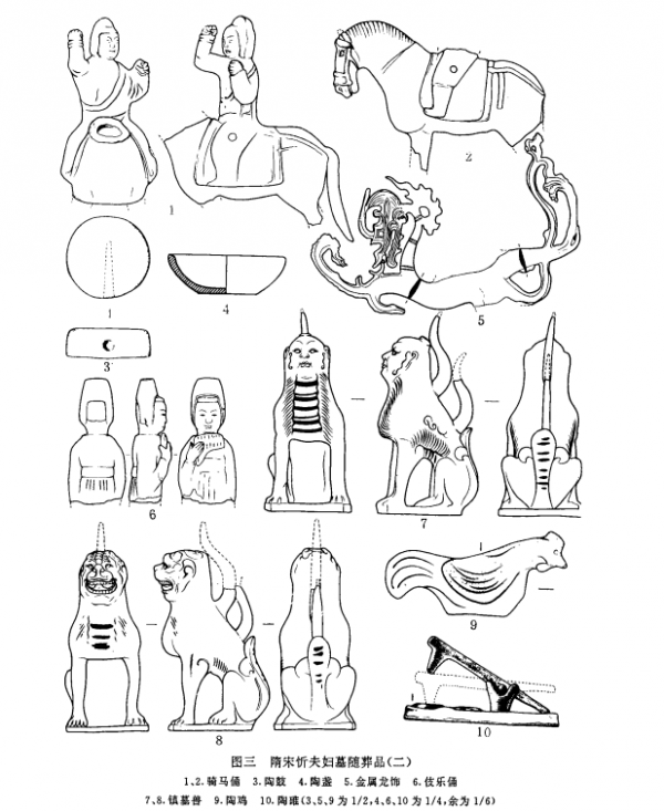 陝西長安隋宋忻夫婦合葬墓清理簡報 陝西長安隋宋忻夫婦合葬墓清理簡報