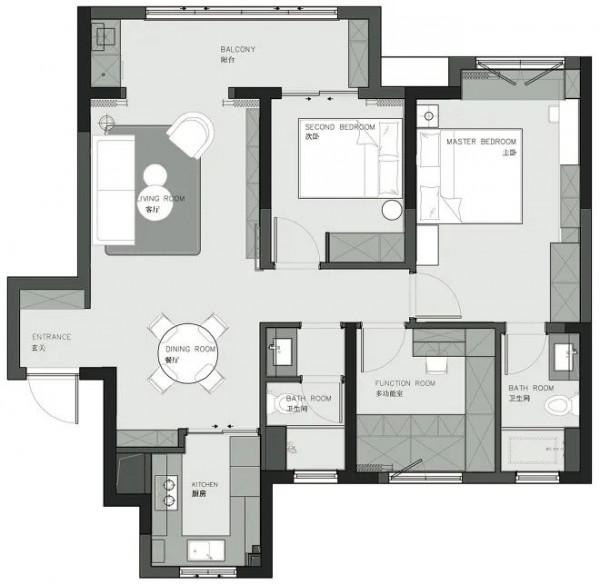 現代主義框架下，溫潤精緻的浪漫輕法式居所