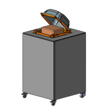 快遞自動化裝置二：全自動升降臺