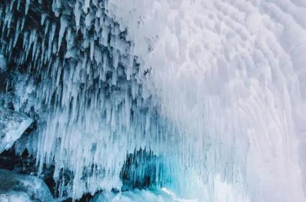 貝加爾湖藍冰絕美風景