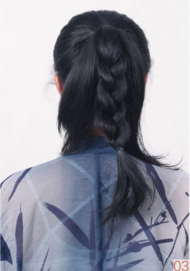 宋風造型：男性化高發髻