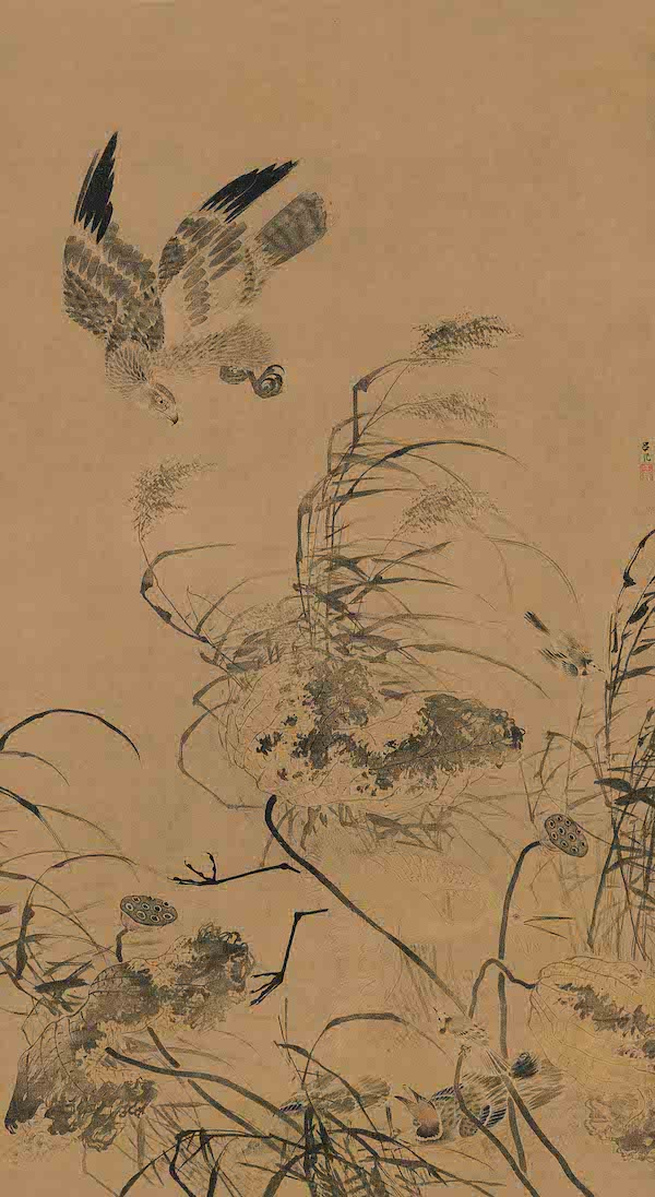 寒露裡的書畫名跡：楓落吳江，寒潭雁影