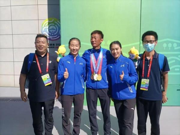 首金！小輪車女子競速賽，甘肅選手包攬冠亞軍