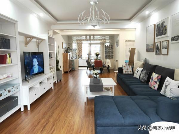 她家128平新房裝修花了17W，舒適又實用，衛生間改衣帽間太棒了