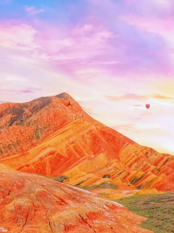 世界地質奇觀美景之中國張掖丹霞地貌