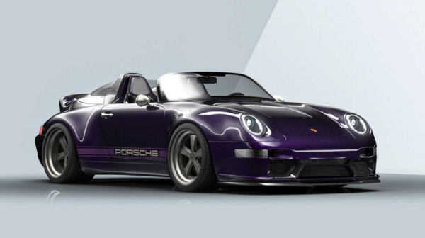 稀有中的稀有 金屬紫色的保時捷993 Speedster