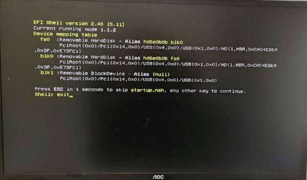 AOC一體機電腦開機黑屏SHELL命令列狀態,進不去Windows故障處理 AOC一體機電腦開機黑屏SHELL命令列狀態,進不去Windows故障處理