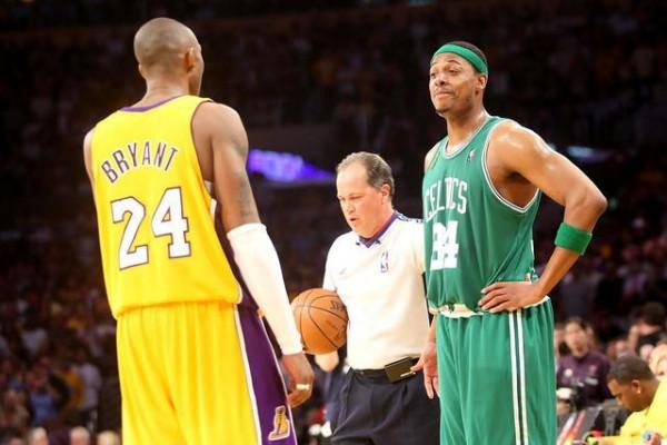 巔峰科比能否打爆皮爾斯？看完生涯39次交手，才發現局面是一邊倒