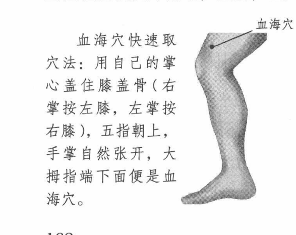 血海穴&mdash;面板病和黃褐斑剋星