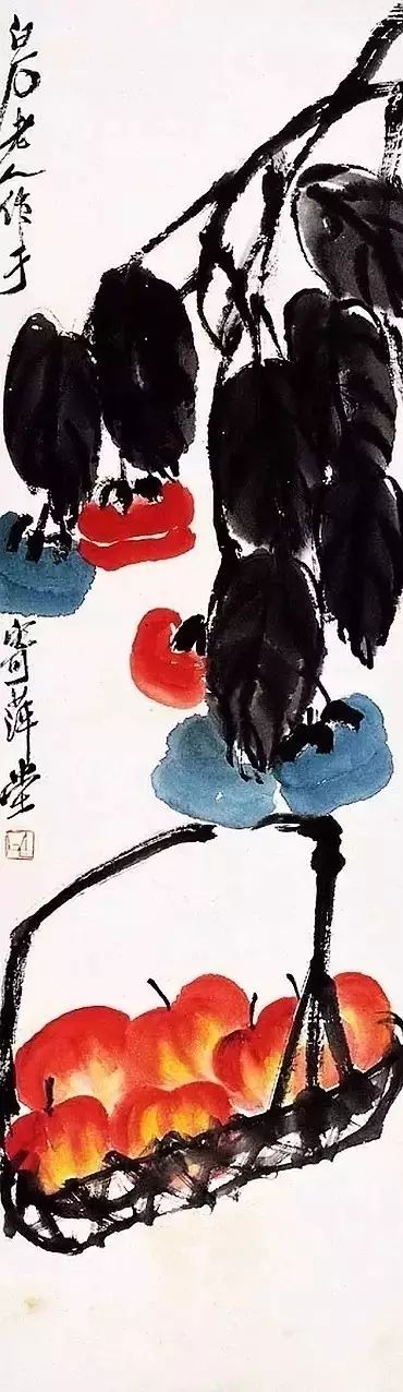 歲歲年年，“柿柿如意”丨國畫柿子