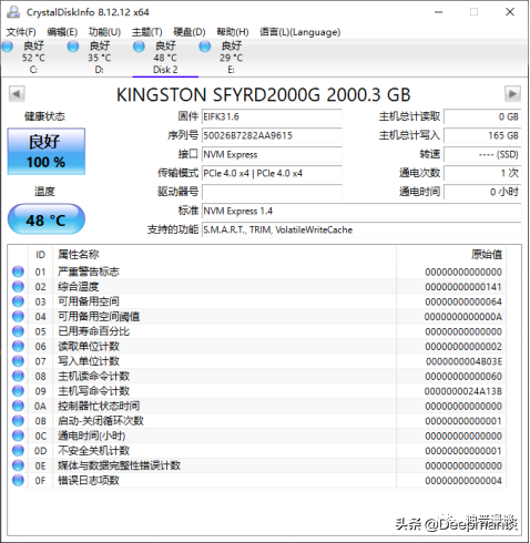 突破7400MB/s,Kingston FURY叛逆者（Renegade）PCIe 4.0 NVMe SSD 2TB