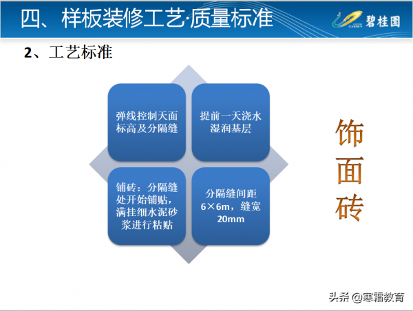 知名房企工法樣板裝修工藝及質量標準做法126頁（二）