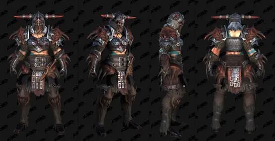 暗黑破壞神：不朽封測野蠻人盔甲套裝