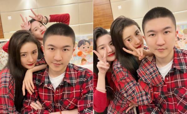 楊冪和張大大包餃子過年！穿T恤身材凹凸有致，桌上帝王蟹太奢華