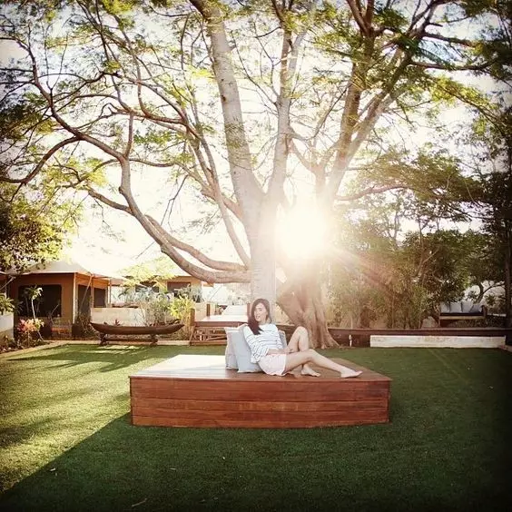 最美意向—樹池與坐凳的完美結合