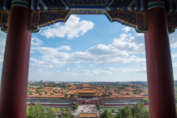 看故宮，看景山