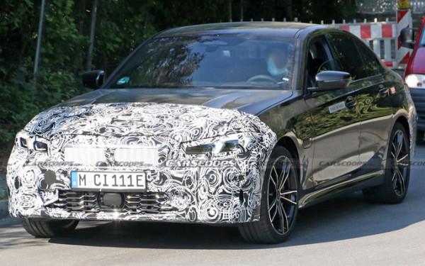 網傳曲面雙聯屏實錘 搶拍中期改款寶馬3系測試車
