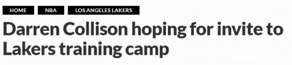 還有兩個名額!科林森渴望參加湖人訓練營 紫金隊還在關注法裡德 還有兩個名額!科林森渴望參加湖人訓練營 紫金隊還在關注法裡德