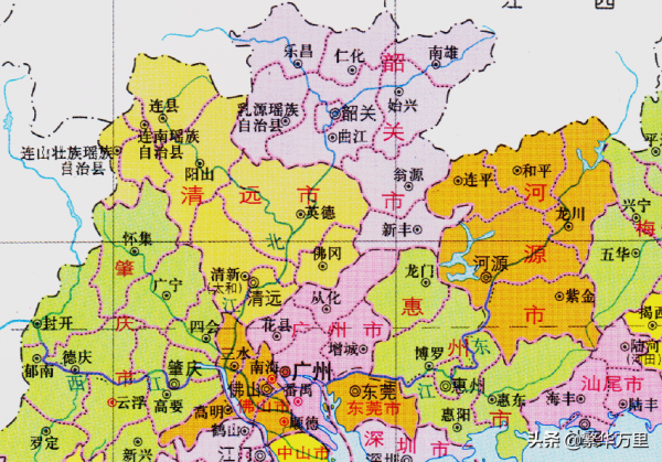 廣東省的區劃調整，21個地級市之一，韶關市為何有10個區縣？