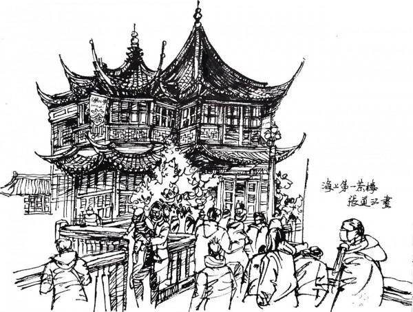 生活中捕捉的風景,用速寫來記錄 生活中捕捉的風景,用速寫來記錄