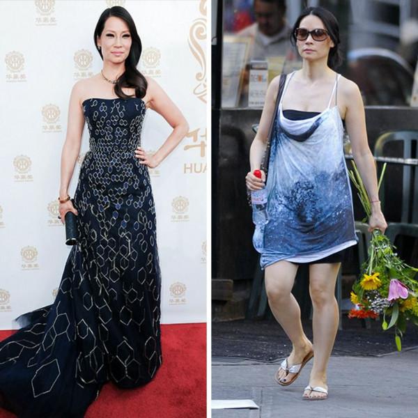 16位紅毯上靚麗光鮮的明星，生活中卻絕對不在乎衣服
