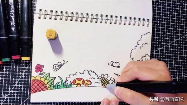 創意兒童畫:分享三款萬能背景畫法,卡通簡筆畫風格,收藏備用 創意兒童畫:分享三款萬能背景畫法,卡通簡筆畫風格,收藏備用