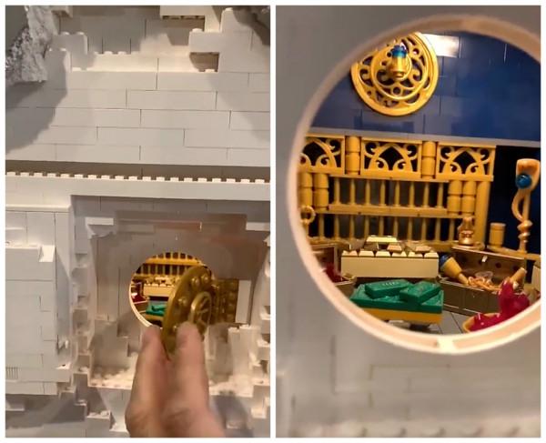 大戶人家的樂高電視牆,每個格子都是微縮景觀,網友:這也太酷了 大戶人家的樂高電視牆,每個格子都是微縮景觀,網友:這也太酷了