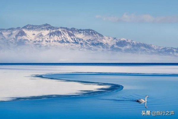 冬季的喀納斯很少有人發現它的美，整個畫面都是純粹的克萊因藍
